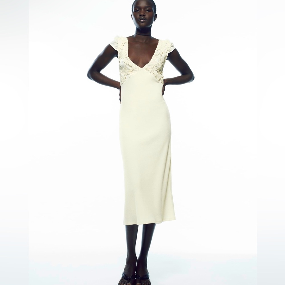 Zara Lace Midi Dress